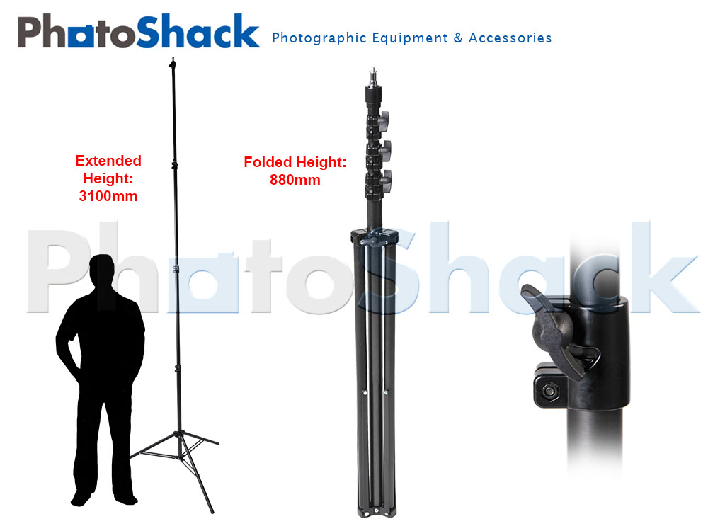 Super Tall Air Cushioned Light Stand (3.1m)